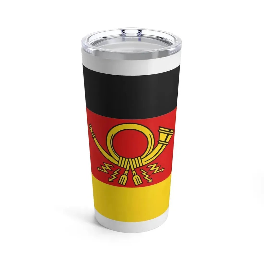 Flag of Deutsche Bundespost Germany - Tumbler 20oz 20oz - Go Mug Yourself