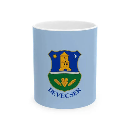 Flag of Devecser (Hungary) White Coffee Mug 11oz - Go Mug Yourself