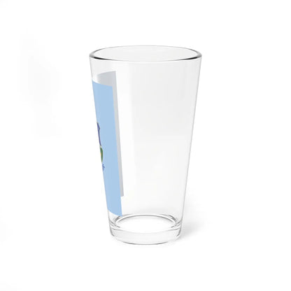Flag of Devecser vertical (Hungary) Pint Glass 16oz - Go Mug Yourself