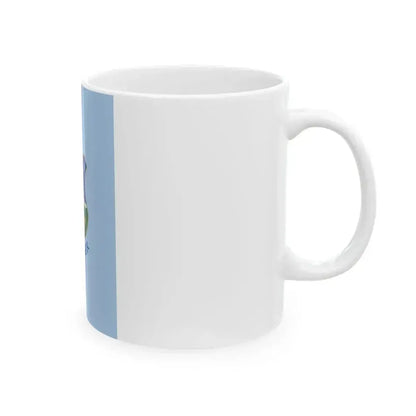 Flag of Devecser vertical (Hungary) White Coffee Mug - Go Mug Yourself