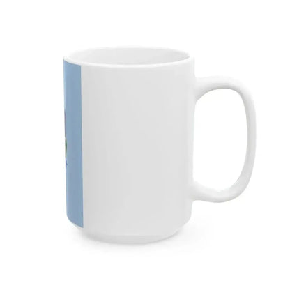 Flag of Devecser vertical (Hungary) White Coffee Mug - Go Mug Yourself
