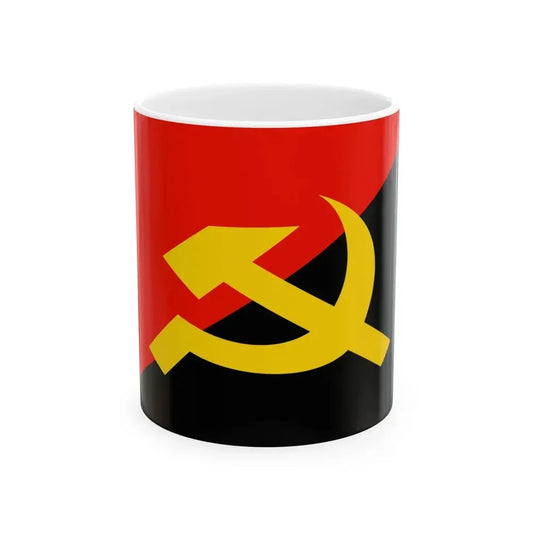 Flag of Devrimci Karargah (Turkey) White Coffee Mug 11oz - Go Mug Yourself
