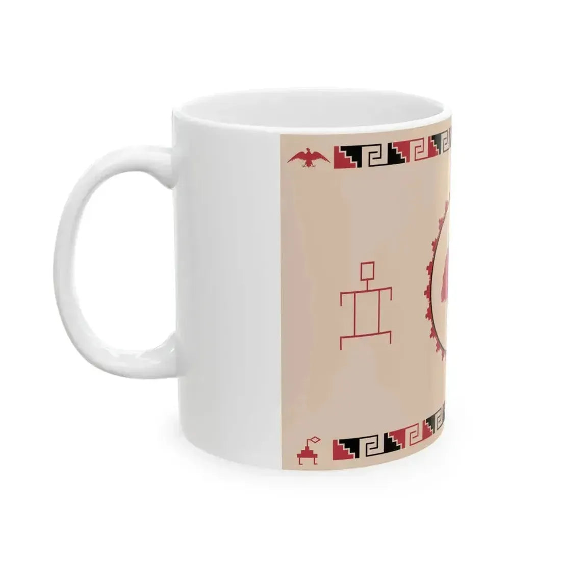 Flag of Diaguita people in Chile (Chile) White Coffee Mug - Go Mug Yourself