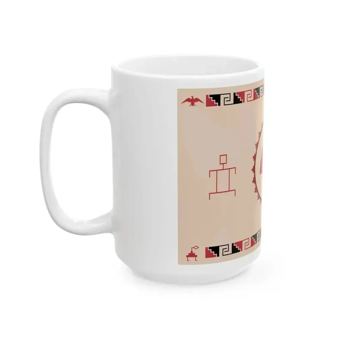 Flag of Diaguita people in Chile (Chile) White Coffee Mug - Go Mug Yourself