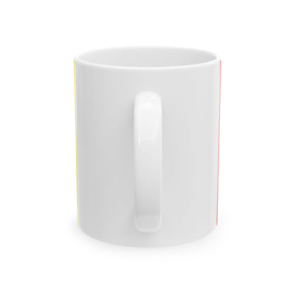 Flag of Diepenbeek (Belgium) White Coffee Mug-Go Mug Yourself