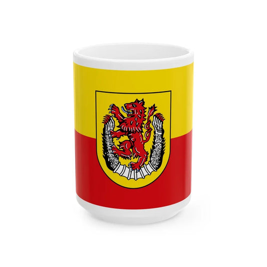 Flag of Diepholz Germany - White Coffee Mug-15oz-Go Mug Yourself