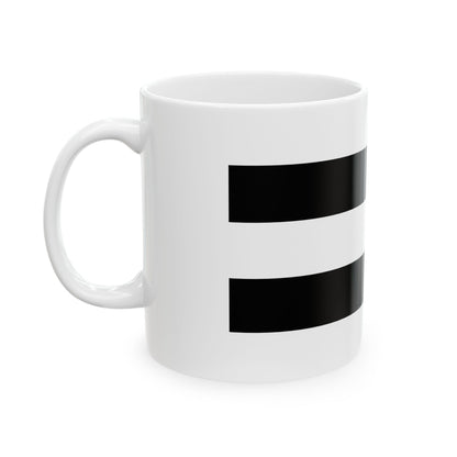 Flag of Diest (Belgium) White Coffee Mug-Go Mug Yourself