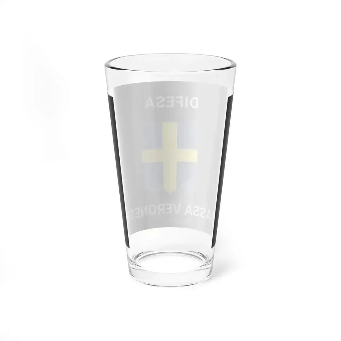 Flag of Difesa Bassa Veronese (Italy) Pint Glass 16oz - Go Mug Yourself