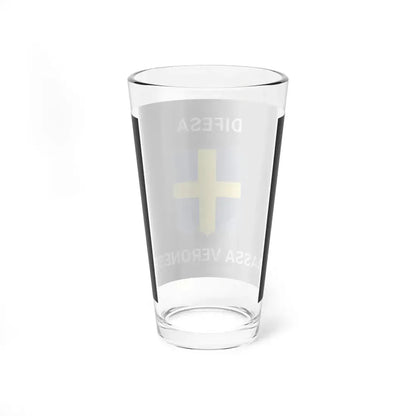Flag of Difesa Bassa Veronese (Italy) Pint Glass 16oz - Go Mug Yourself