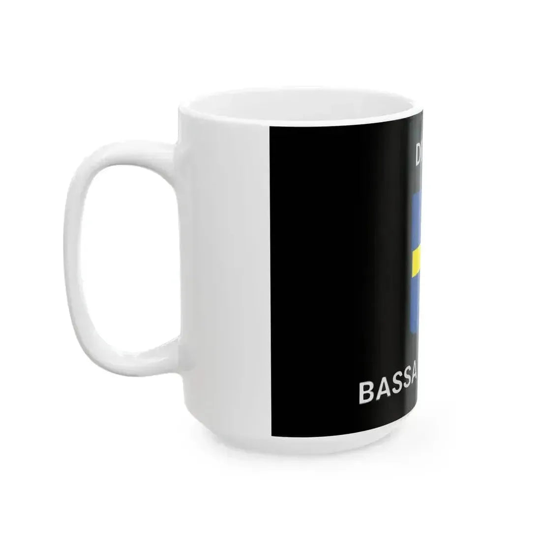 Flag of Difesa Bassa Veronese (Italy) White Coffee Mug - Go Mug Yourself