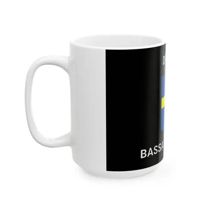 Flag of Difesa Bassa Veronese (Italy) White Coffee Mug - Go Mug Yourself