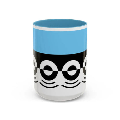 Flag of Digbeth UK - Accent Coffee Mug 15oz Light Blue - Go Mug Yourself