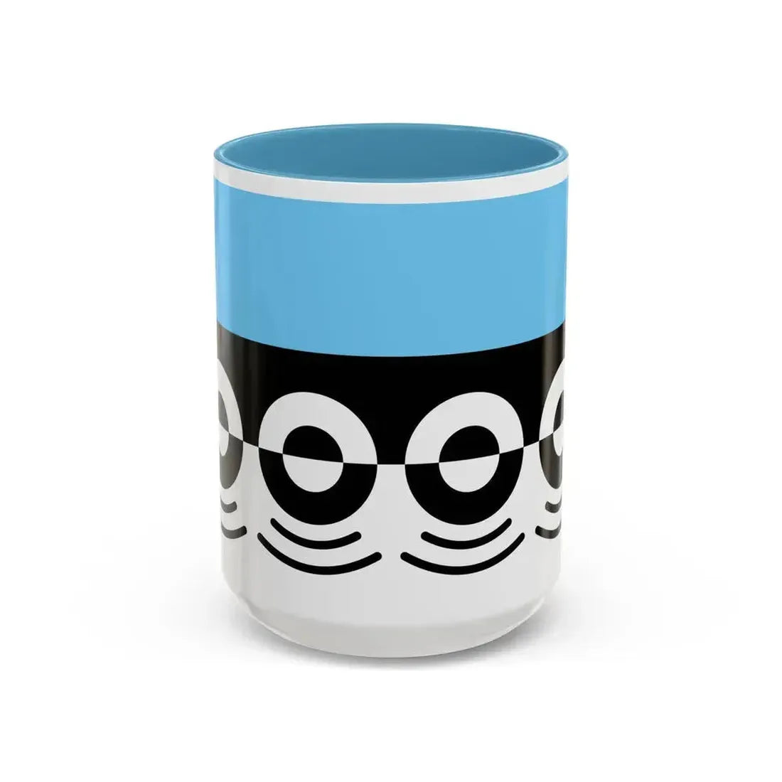 Flag of Digbeth UK - Accent Coffee Mug 15oz Light Blue - Go Mug Yourself