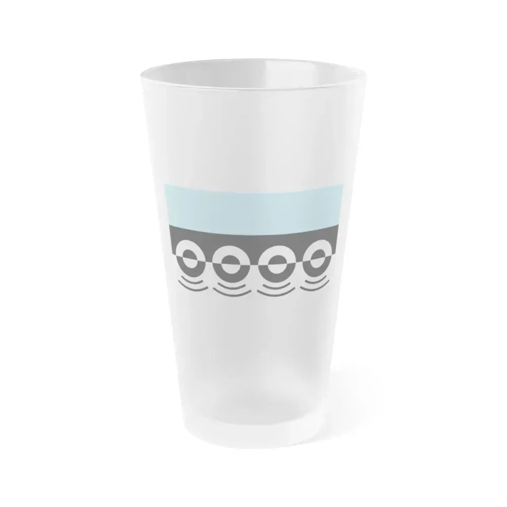 Flag of Digbeth UK - Frosted Pint Glass 16oz 16oz Frosted - Go Mug Yourself