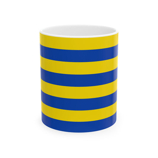 Flag of Diksmuide (Belgium) White Coffee Mug-11oz-Go Mug Yourself