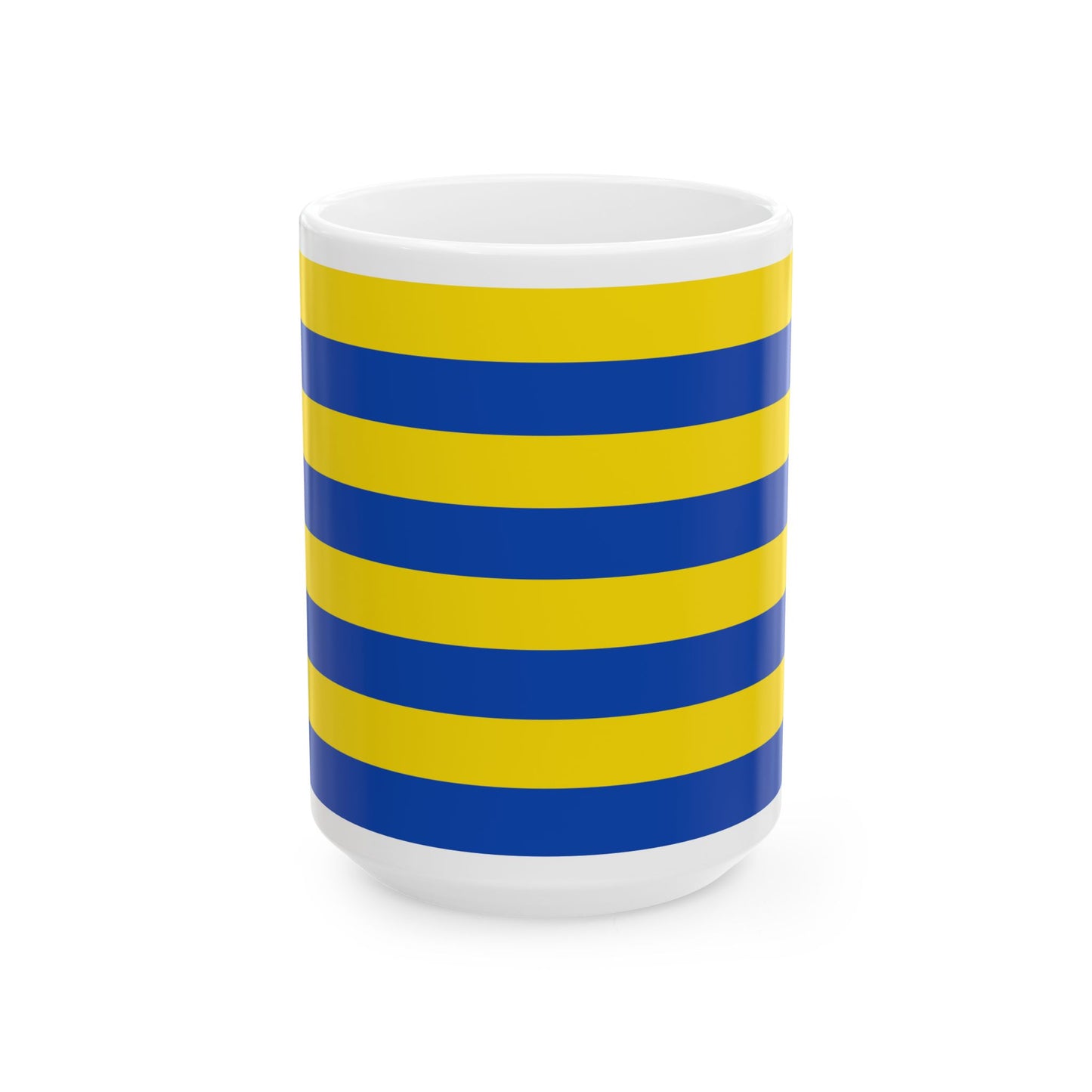 Flag of Diksmuide (Belgium) White Coffee Mug-15oz-Go Mug Yourself