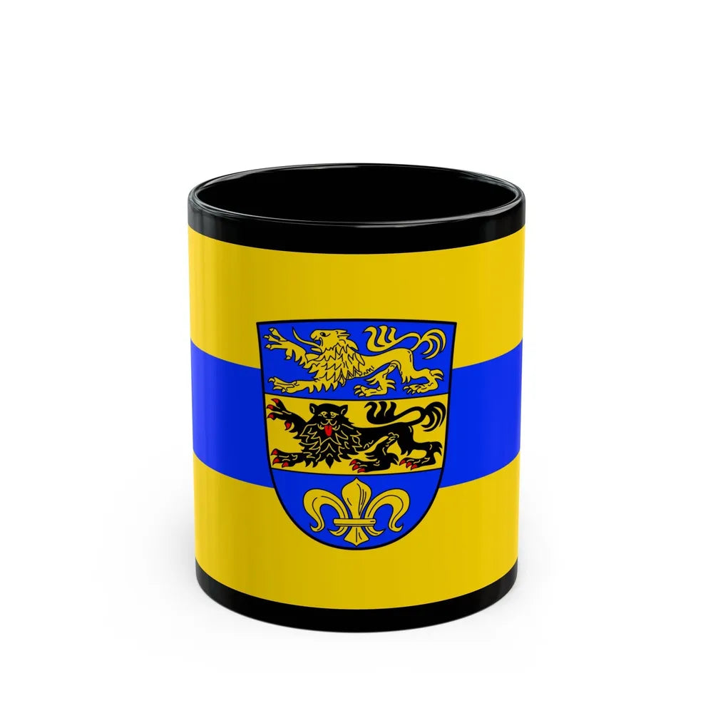 Flag of Dillingen an der Donau Germany - Black Coffee Mug-11oz-Go Mug Yourself