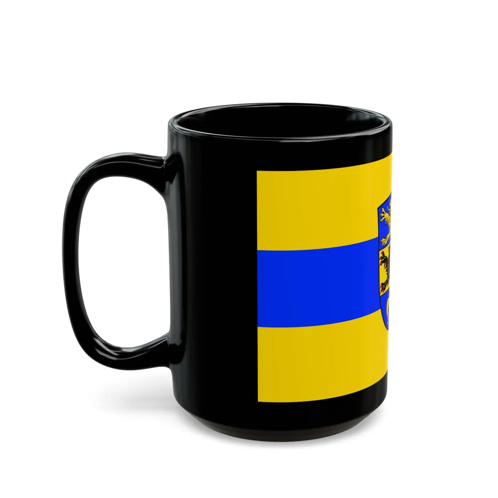 Flag of Dillingen an der Donau Germany - Black Coffee Mug-Go Mug Yourself