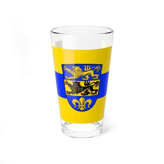 Flag of Dillingen an der Donau Germany - Pint Glass 16oz 16oz - Go Mug Yourself