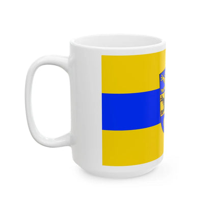 Flag of Dillingen an der Donau Germany - White Coffee Mug-Go Mug Yourself