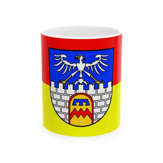 Flag of Dillingen (Germany) White Coffee Mug 11oz - Go Mug Yourself