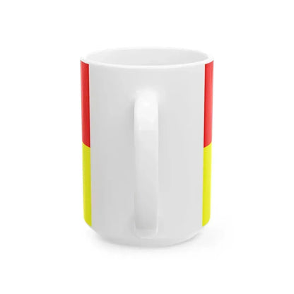 Flag of Dillingen (Germany) White Coffee Mug - Go Mug Yourself