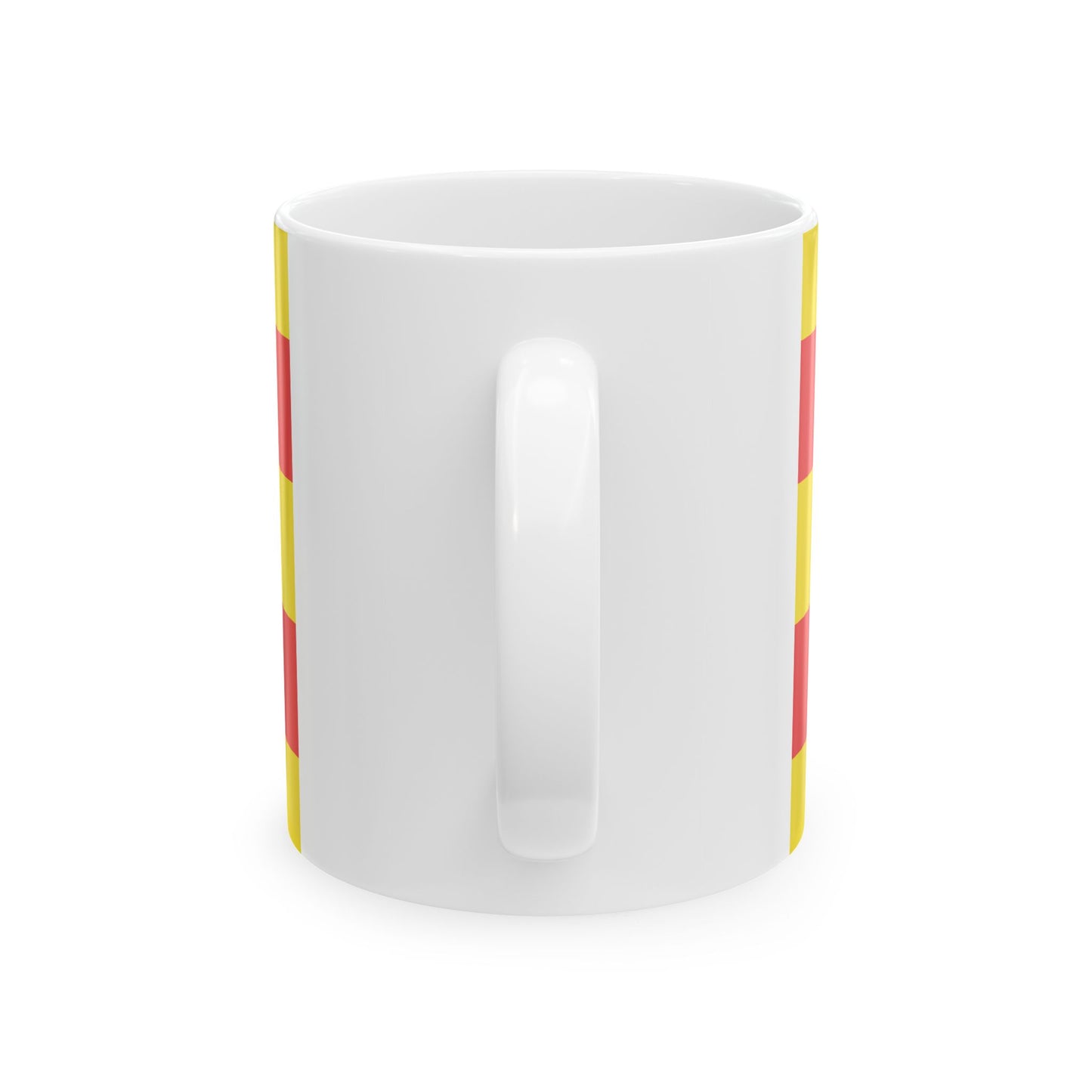 Flag of Dilsen-Stokkem (Belgium) White Coffee Mug-Go Mug Yourself