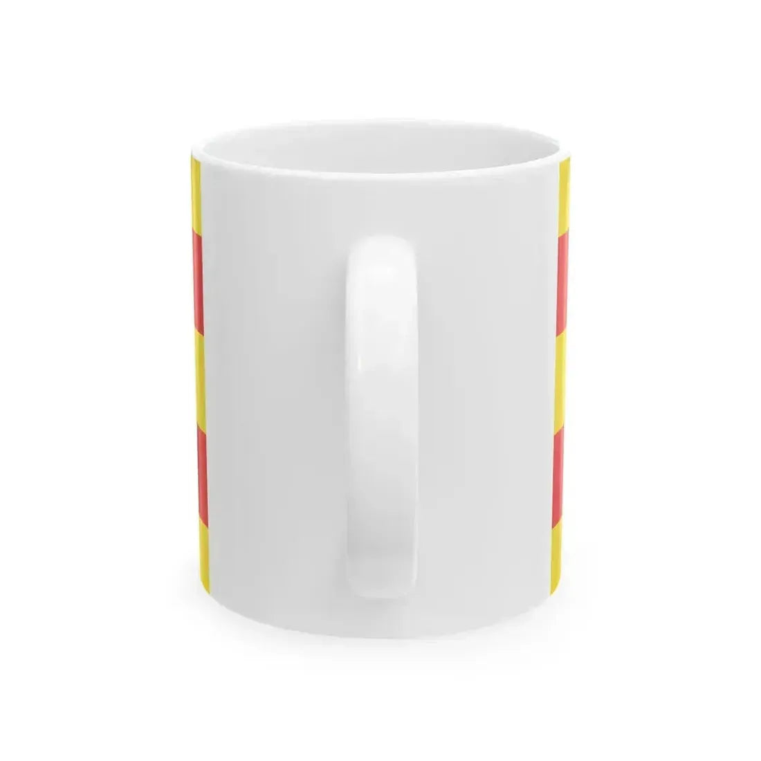 Flag of Dilsen-Stokkem (Belgium) White Coffee Mug - Go Mug Yourself