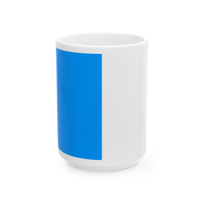 Flag of Dinant (Belgium) White Coffee Mug-15oz-Go Mug Yourself