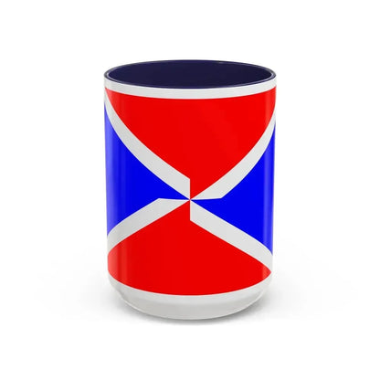 Flag of Dingli Malta - Accent Coffee Mug 15oz Navy - Go Mug Yourself