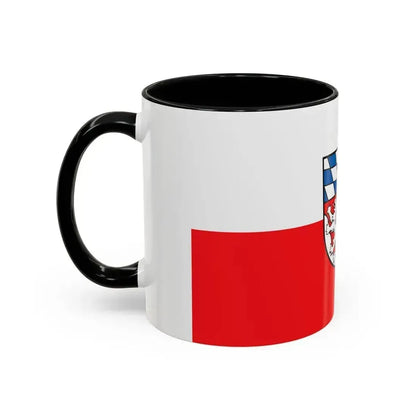Flag of Dingolfing Landau Germany - Accent Coffee Mug - Go Mug Yourself