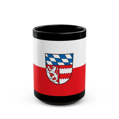 Flag of Dingolfing Landau Germany - Black Coffee Mug-15oz-Go Mug Yourself