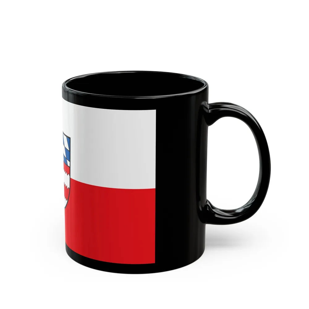 Flag of Dingolfing Landau Germany - Black Coffee Mug-Go Mug Yourself