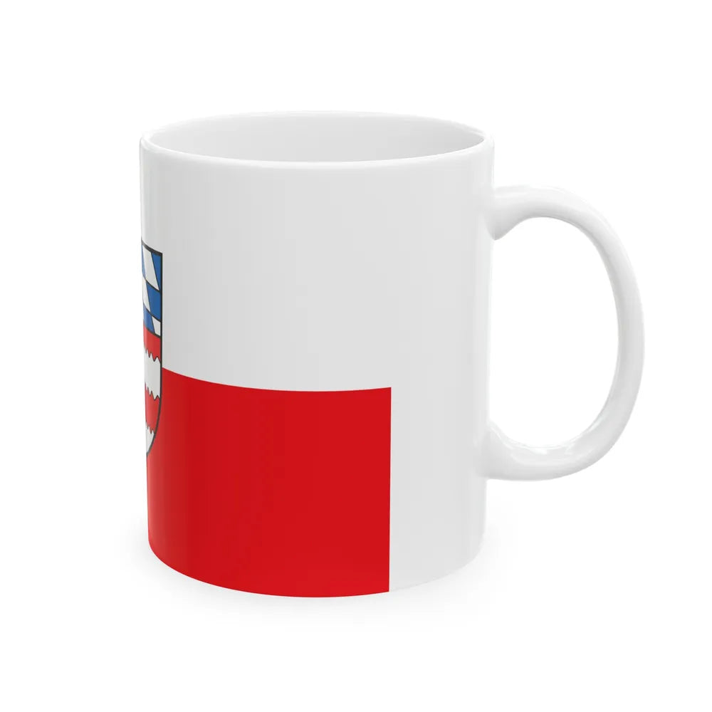 Flag of Dingolfing Landau Germany - White Coffee Mug-Go Mug Yourself