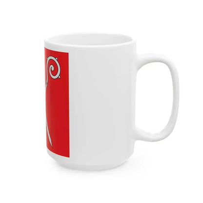 Flag of Diocese of Sion (Switzerland) White Coffee Mug - Go Mug Yourself