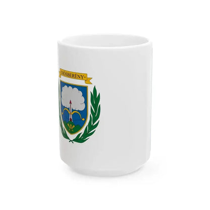 Flag of Diosbereny (Hungary) White Coffee Mug 15oz - Go Mug Yourself