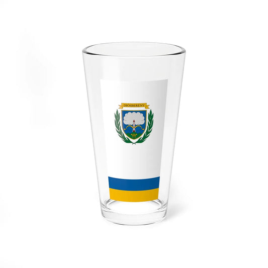 Flag of Diosbereny vertical (Hungary) Pint Glass 16oz 16oz - Go Mug Yourself
