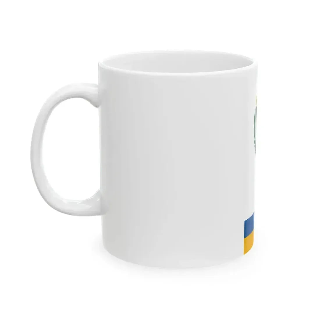 Flag of Diosbereny vertical (Hungary) White Coffee Mug - Go Mug Yourself