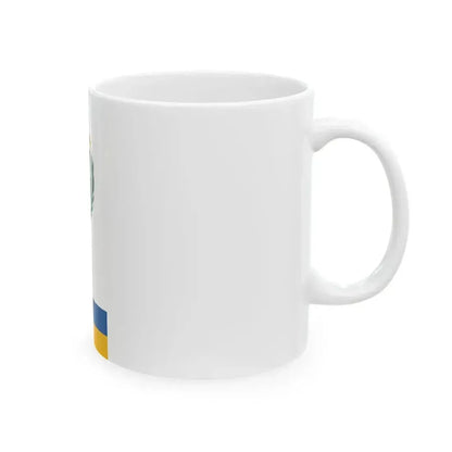 Flag of Diosbereny vertical (Hungary) White Coffee Mug - Go Mug Yourself