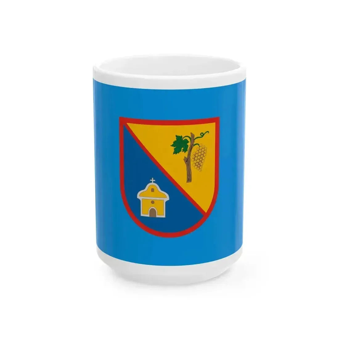Flag of Diosd (Hungary) White Coffee Mug 15oz - Go Mug Yourself