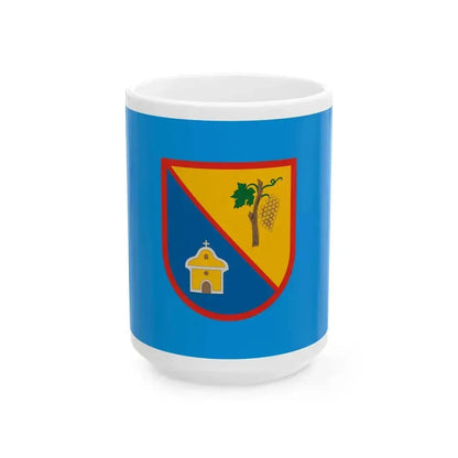 Flag of Diosd (Hungary) White Coffee Mug 15oz - Go Mug Yourself