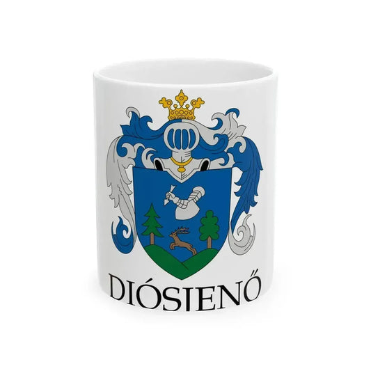 Flag of Diosjeno (Hungary) White Coffee Mug 11oz - Go Mug Yourself