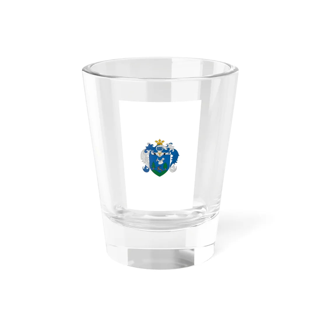 Flag of Diosjeno vertical (Hungary) Shot Glass 1.5oz 1.5oz - Go Mug Yourself