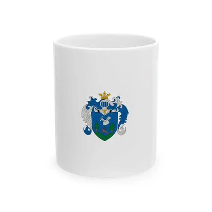 Flag of Diosjeno vertical (Hungary) White Coffee Mug 11oz - Go Mug Yourself
