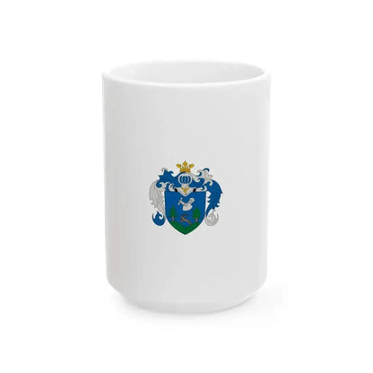 Flag of Diosjeno vertical (Hungary) White Coffee Mug 15oz - Go Mug Yourself