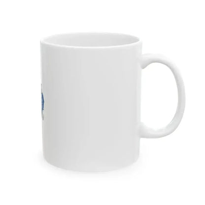 Flag of Diosjeno vertical (Hungary) White Coffee Mug - Go Mug Yourself