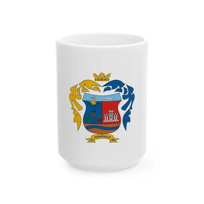 Flag of Diosviszlo (Hungary) White Coffee Mug 15oz - Go Mug Yourself