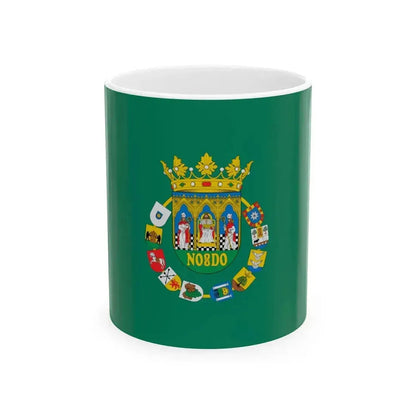 Flag of Diputacion de Sevilla Spain (Spain) White Coffee Mug 11oz - Go Mug Yourself