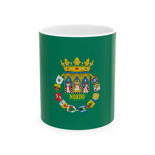 Flag of Diputacion de Sevilla Spain (Spain) White Coffee Mug 11oz - Go Mug Yourself
