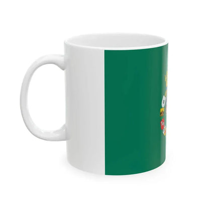 Flag of Diputacion de Sevilla Spain (Spain) White Coffee Mug - Go Mug Yourself